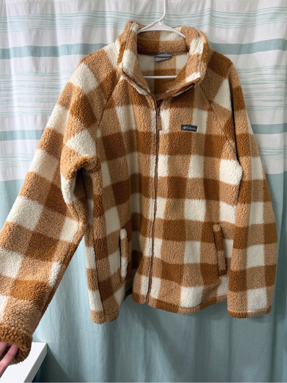 Columbia checkered Sherpa